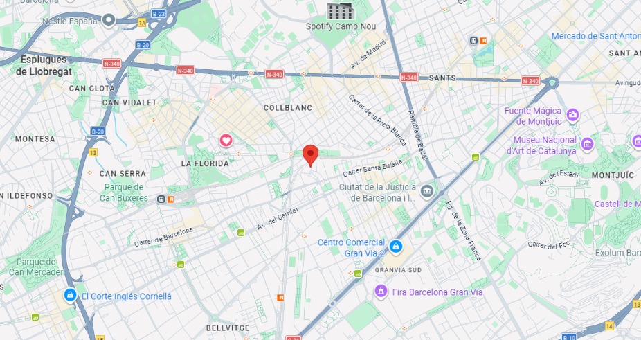 Situación del activo sobre plano